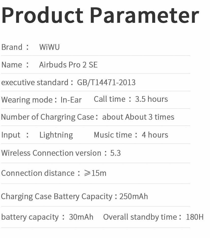 Беспроводные наушники WiWU Airbuds Pro 2 SE фотография 9