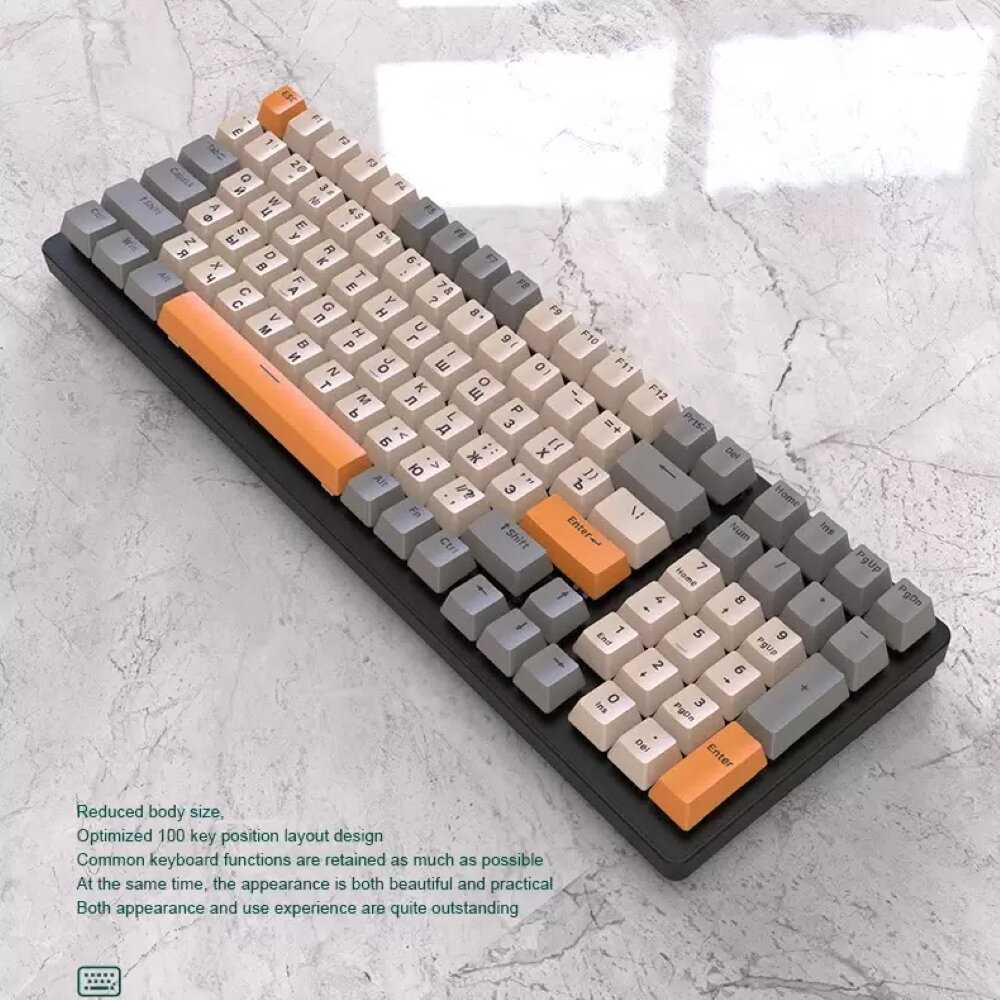Клавиатура Wolf K3 механическая игровая, RGB, Type-C, HOTSWAP фотография 15