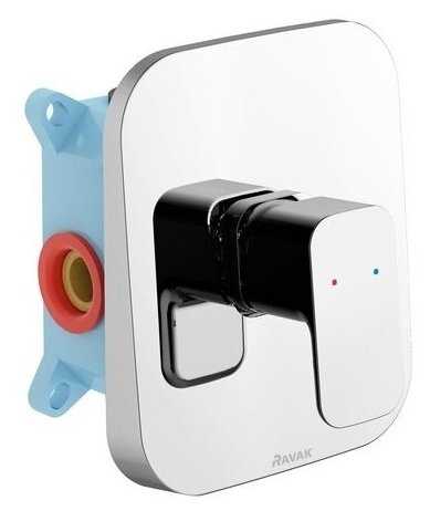 Смеситель скрытого монтажа Ravak 10° Free -TD F 066.00 с переключателем для R-box
