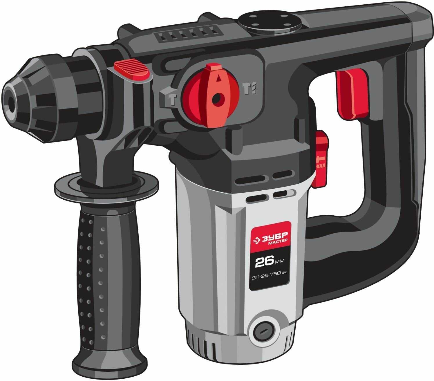 Перфоратор ЗУБР ЗП-26-750 (ЭК750) фотография 8