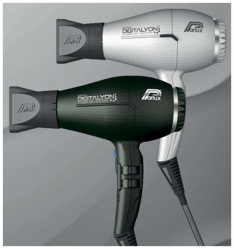 Фен PARLUX Digitalyon Anthracite, антрацит, 2400 Вт, 2 насадки, провод 3,3 м 0901-Digitalyon Antracite фотография 4