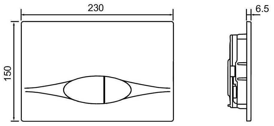 Кнопка смыва Jacob Delafon E29026-01R фотография 7