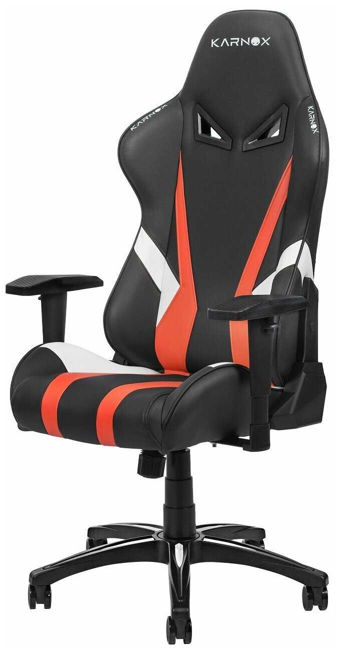 Кресло геймерское KARNOX HERO Lava Edition, черно-оранжевый