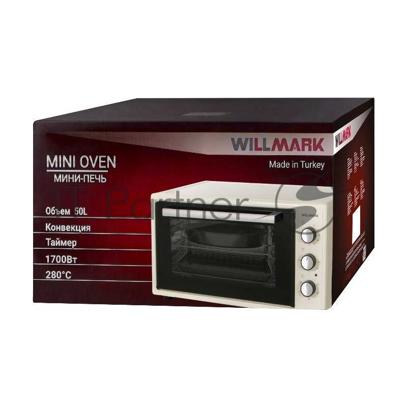 Мини-печь WILLMARK WOF-405B (40л, эмал. внутр. поверх, лампа, таймер, 1400Вт) фотография 17