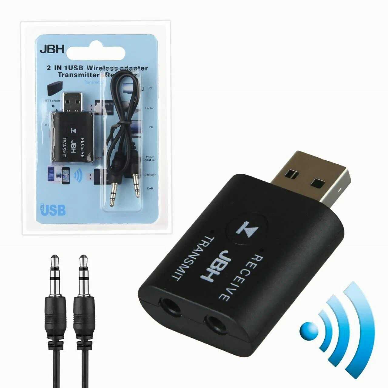 Адаптер Bluetooth Трансмиттер Ресивер (JBH BT) фотография 1