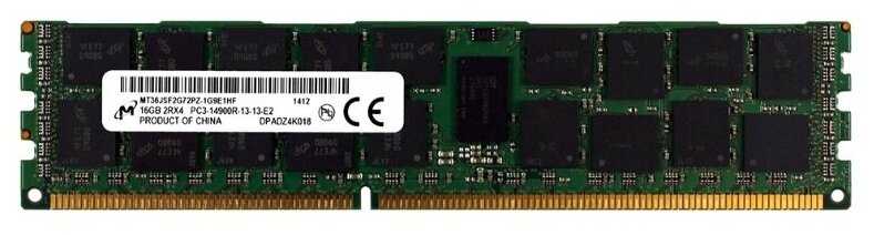 Оперативная память Micron 16 ГБ DDR3 1866 МГц DIMM CL13 MT36JSF2G72PZ-1G9