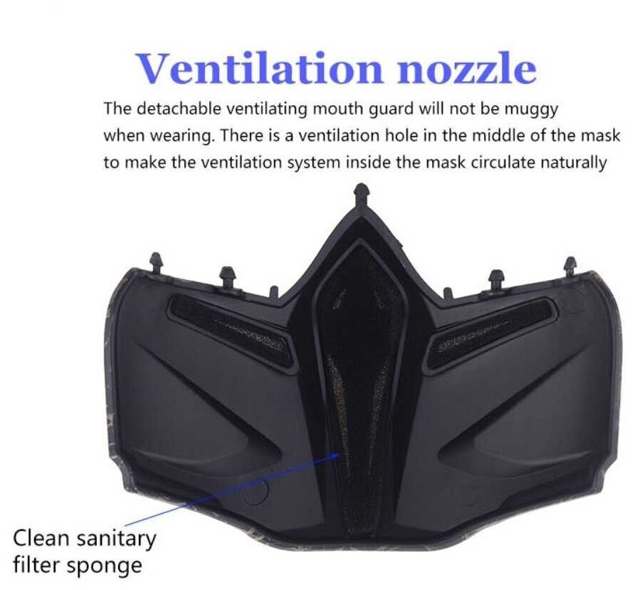 Маска на все лицо для мотоциклистов и велосипедистов. Ртуть. фотография 16