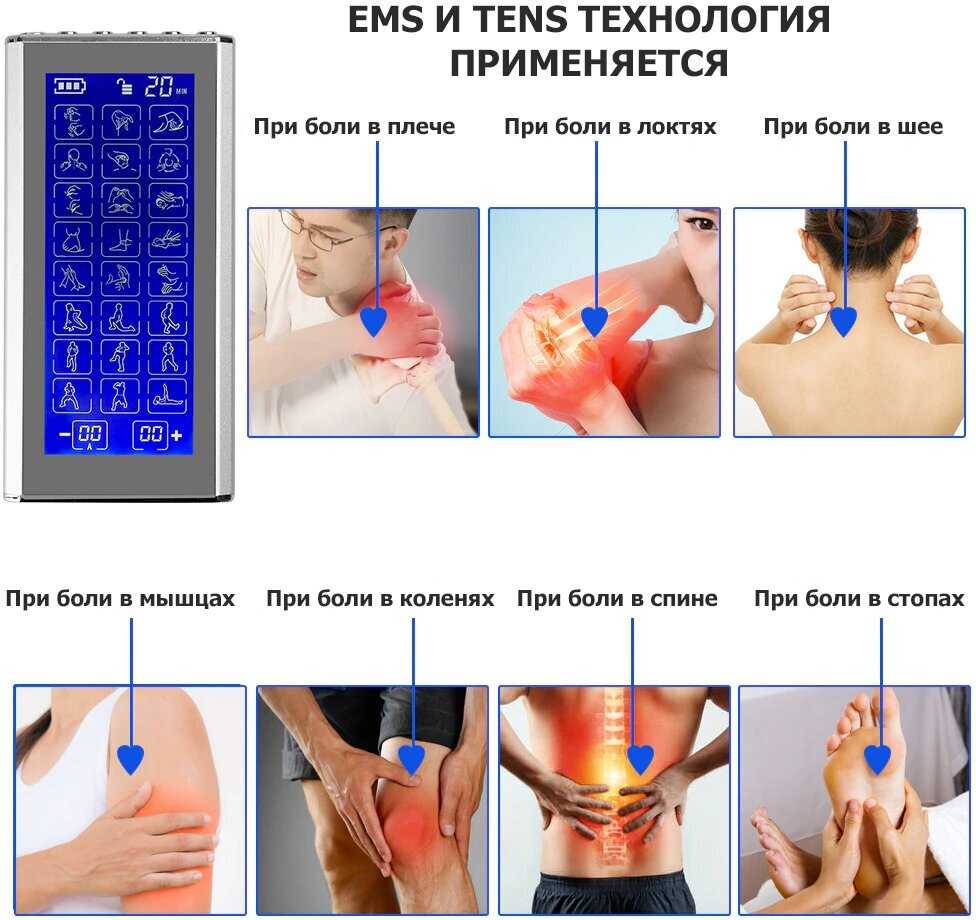 Массажер миостимулятор для тела EMS-450 фотография 3