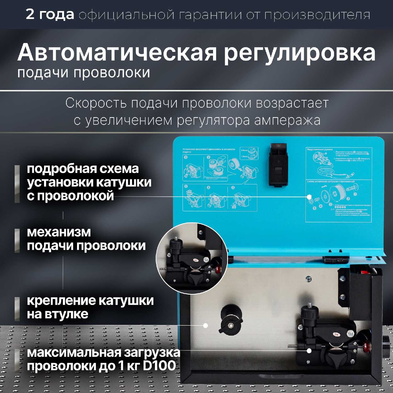 Сварочный полуавтомат Hantel MIG 190 фотография 7