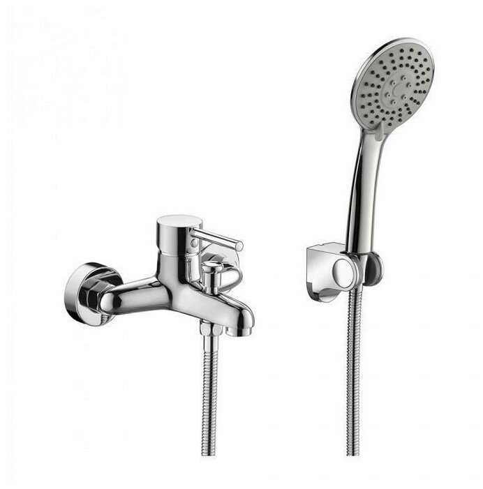 Смеситель для ванны Bravat Slim F6332366CP-01-RUS, рычажный