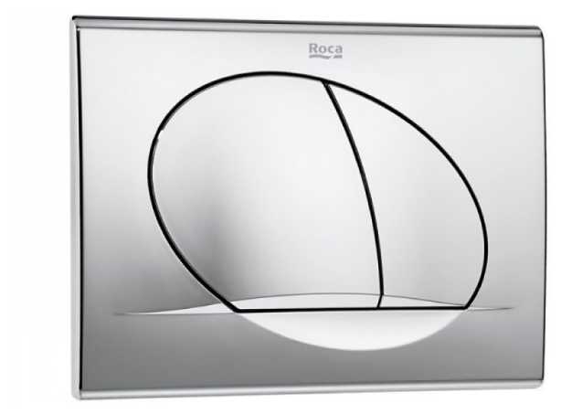 Кнопка смыва Roca Plate 42 B хром