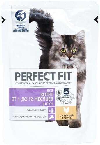 Корм Perfect Fit Junior (кусочки в соусе) фотография 16