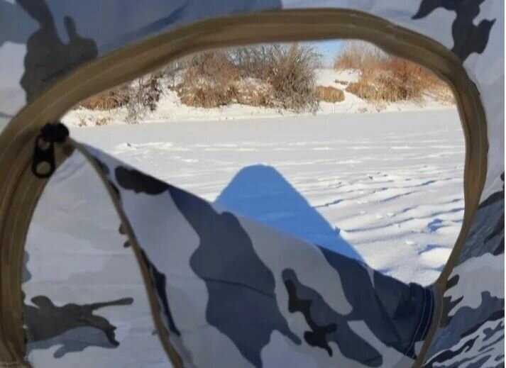 Палатка для зимней рыбалки Палатка для зимней рыбалки (1.5 х 1.5 х 1.35 м) фотография 17