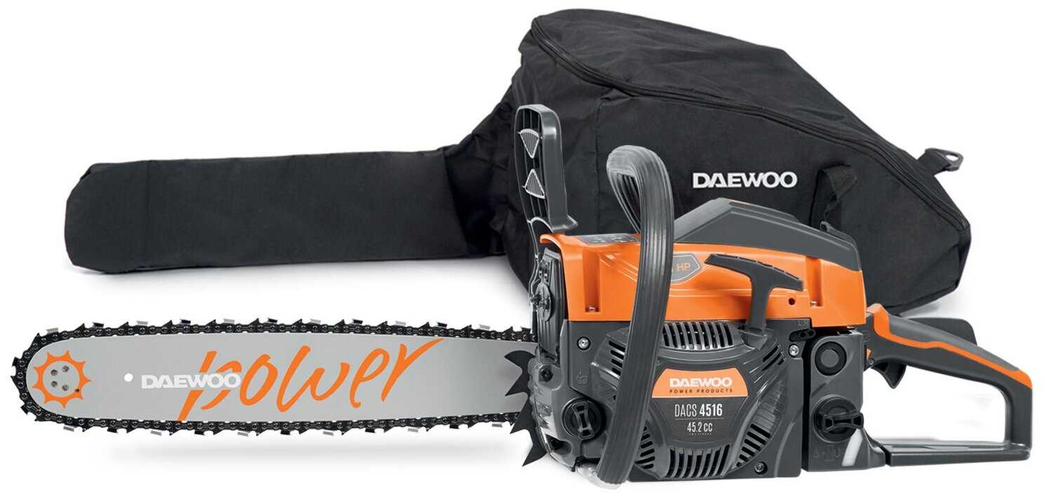 Бензопила цепная Daewoo Power Products DACS 4516 [3.1 л.с] фотография 4