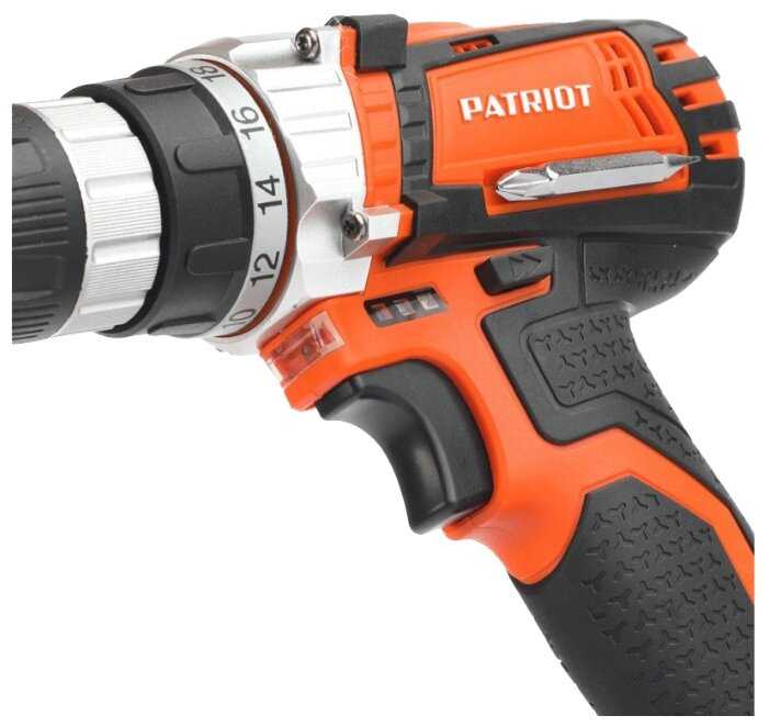 Аккумуляторная дрель-шуруповерт PATRIOT BR 241Li 180201416 фотография 5