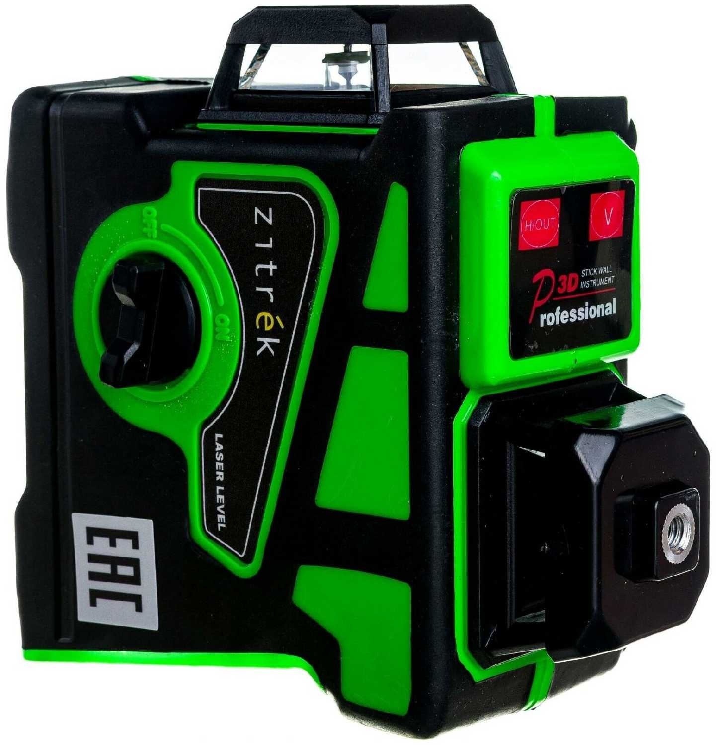 Лазерный нивелир Zitrek LL12-GL-Cube фотография 6