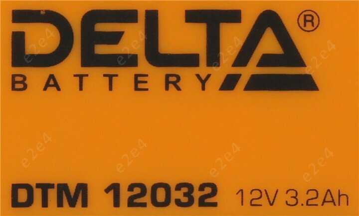 Аккумуляторная батарея DELTA Battery DTM 12032 (12В) фотография 15