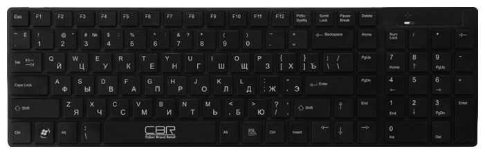 Клавиатура CBR KB 460W Black USB