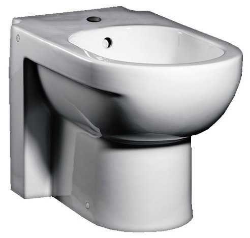 Биде напольное Gustavsberg Artic GB1141000100 с горизонтальным выпуском