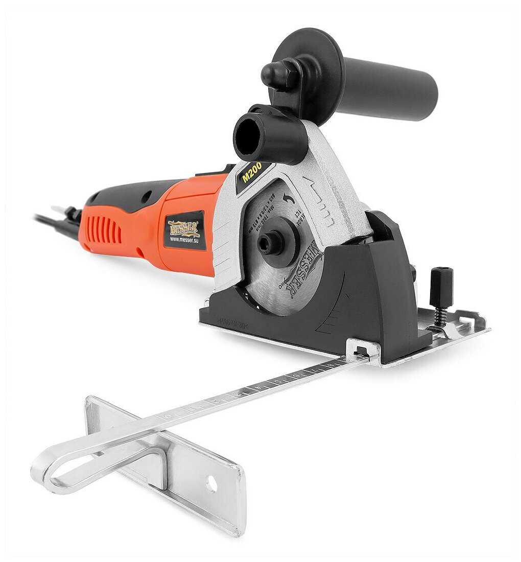 Циркулярная мини-пила MESSER M200 (500Вт, 3500-6500 об/мин, диск 85х15мм, макс. глубина 22мм) фотография 4