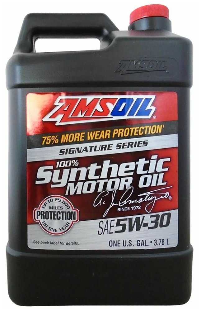 Синтетическое моторное масло AMSOIL Signature Series Synthetic Motor Oil 5W-30 фотография 2