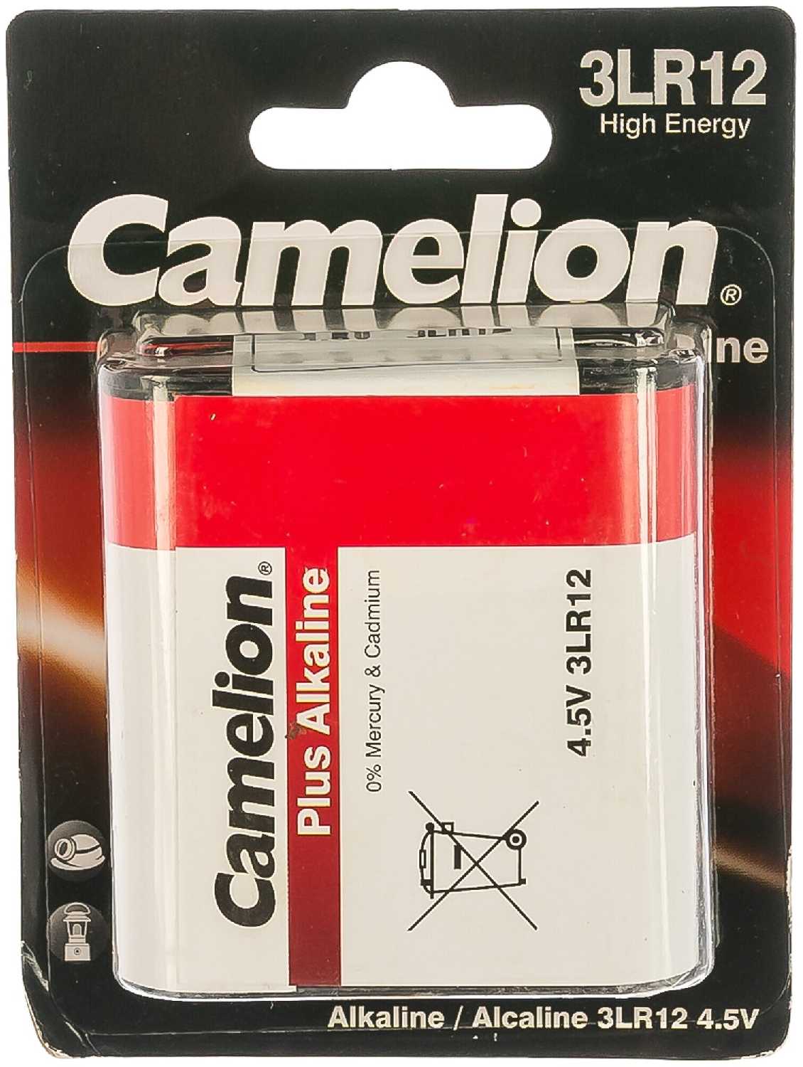 Элемент питания Camelion 3LR12 Plus Alkaline BL-1 (3LR12-BP1)