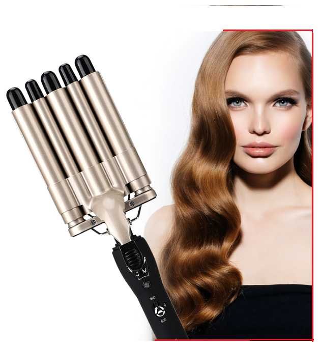 Плойка Щипцы пятиволновая с керамическим покрытием фотография 2