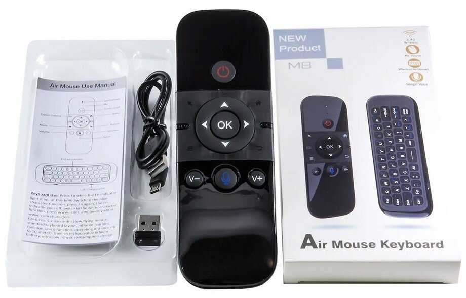 Универсальная аэромышь M8 Air Mouse фотография 2