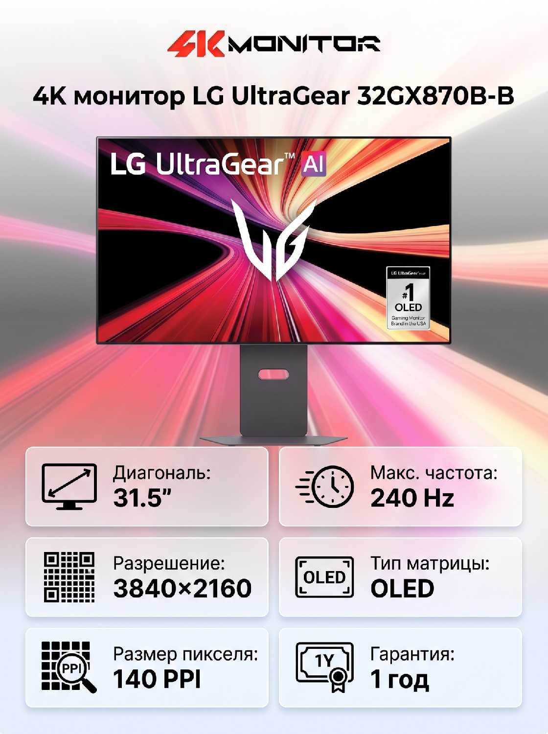 LG UltraGear 32GX870B
