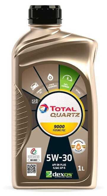 Синтетическое моторное масло TOTAL Quarz 9000 Future FGC 5W-30 фотография 1
