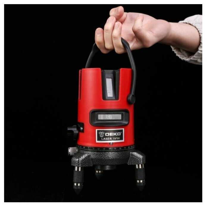 Лазерный уровень DEKO DKLL02RB SET 3 фотография 3