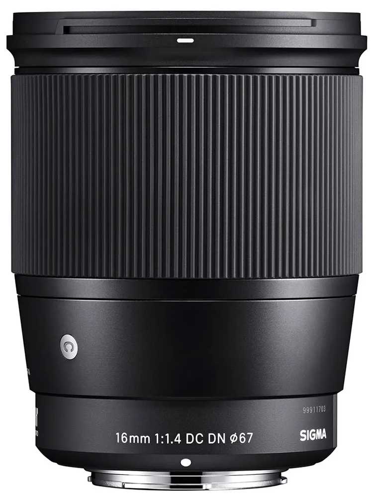 Объектив Sigma AF 16mm f/1.4 DC DN Contemporary Fujifilm X-mount фотография 3