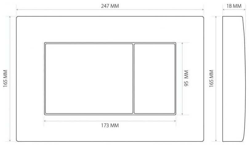 Рамная инсталляция BERGES WASSERHAUS Атом (040331/040332/040333) фотография 4