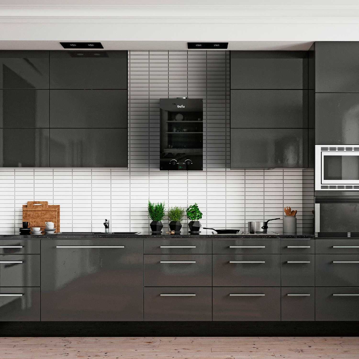 Газовая колонка GWH 10 Fiery Glass фотография 13