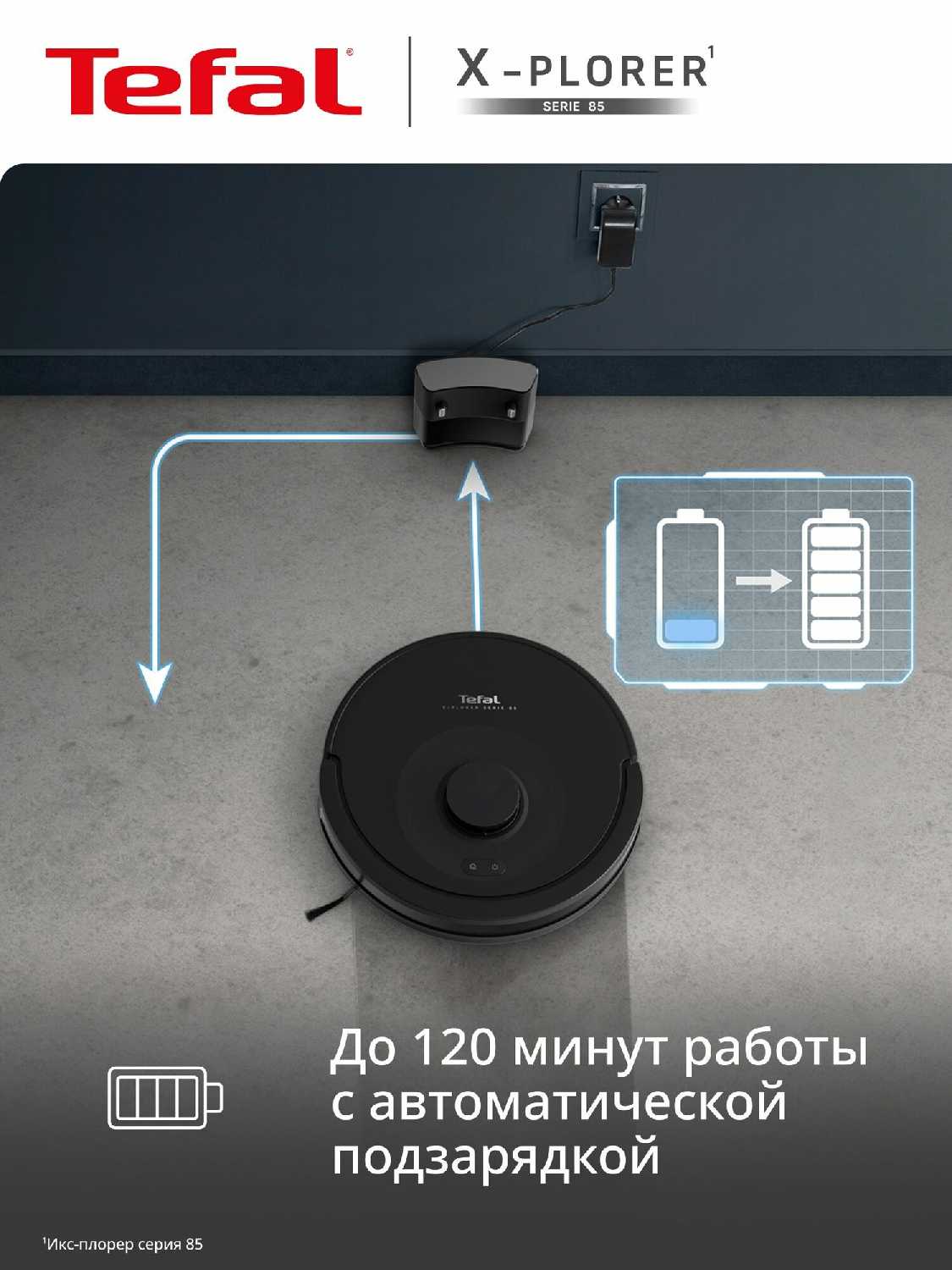 Робот-пылесос Tefal X-Plorer Serie 85 фотография 4