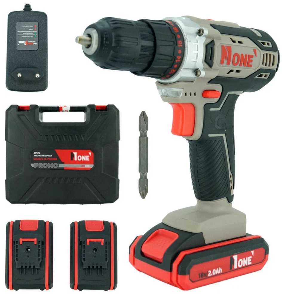 Аккумуляторная дрель-шуруповерт NUMBER ONE CD18/2.0-PROMO