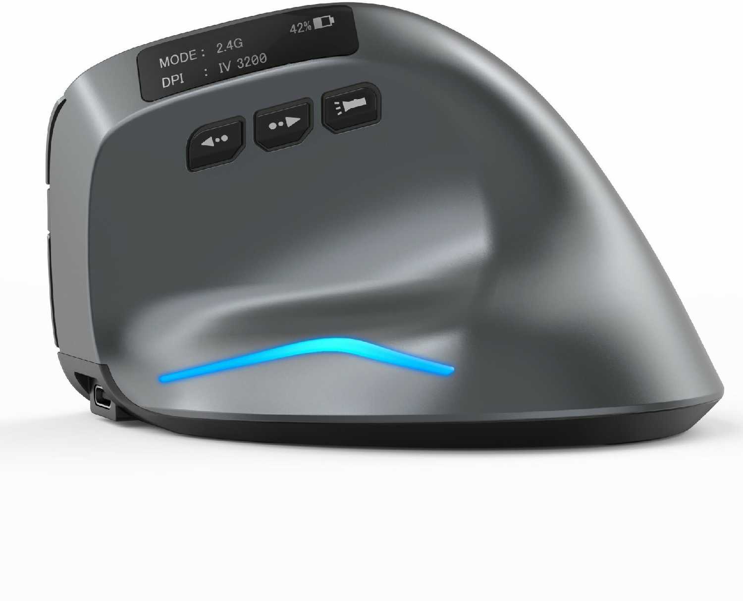 Мышь вертикальная беспроводная ZELOTES F-26C фотография 3