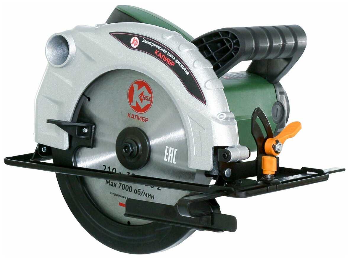 Дисковая пила КАЛИБР ЭПД-1800/210, 1800 Вт фотография 6