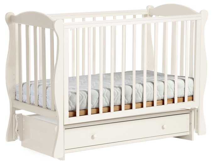 Кроватка ЛЕЛЬ (Кубаньлесстрой) Кубаночка-6 БИ 42, классическая, универсальный маятник фотография 7