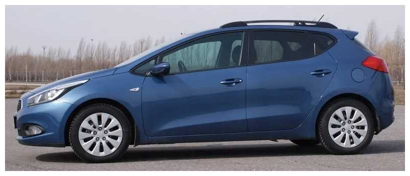 Рейлинги для Kia Ceed 2012-2018 черные фотография 5