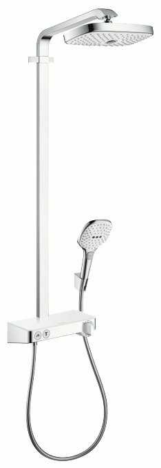 Душевая стойка hansgrohe Raindance Select E 300 2jet Showerpipe 27126400, комбинированное
