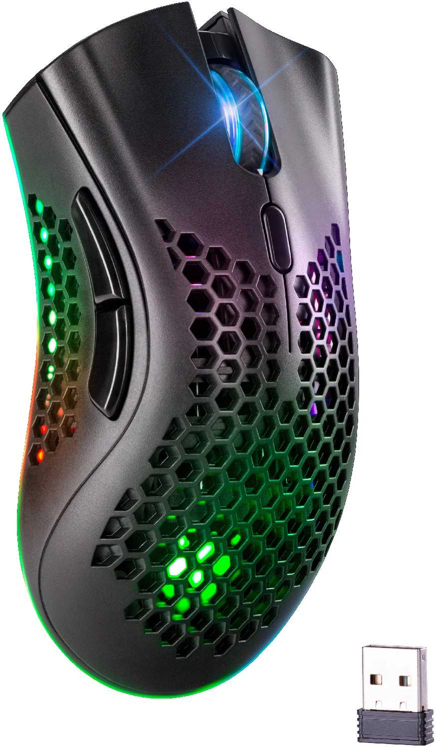 Игровая мышка для компьютера Defender Warlock RGB 8 кнопок 2400 dpi фотография 1