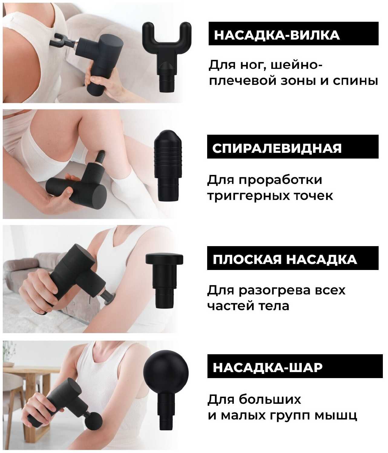 Массажный пистолет беспроводной Mini Revolver фотография 1