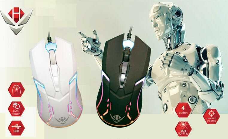 Мышь проводная Nakatomi MOG-05U фотография 2