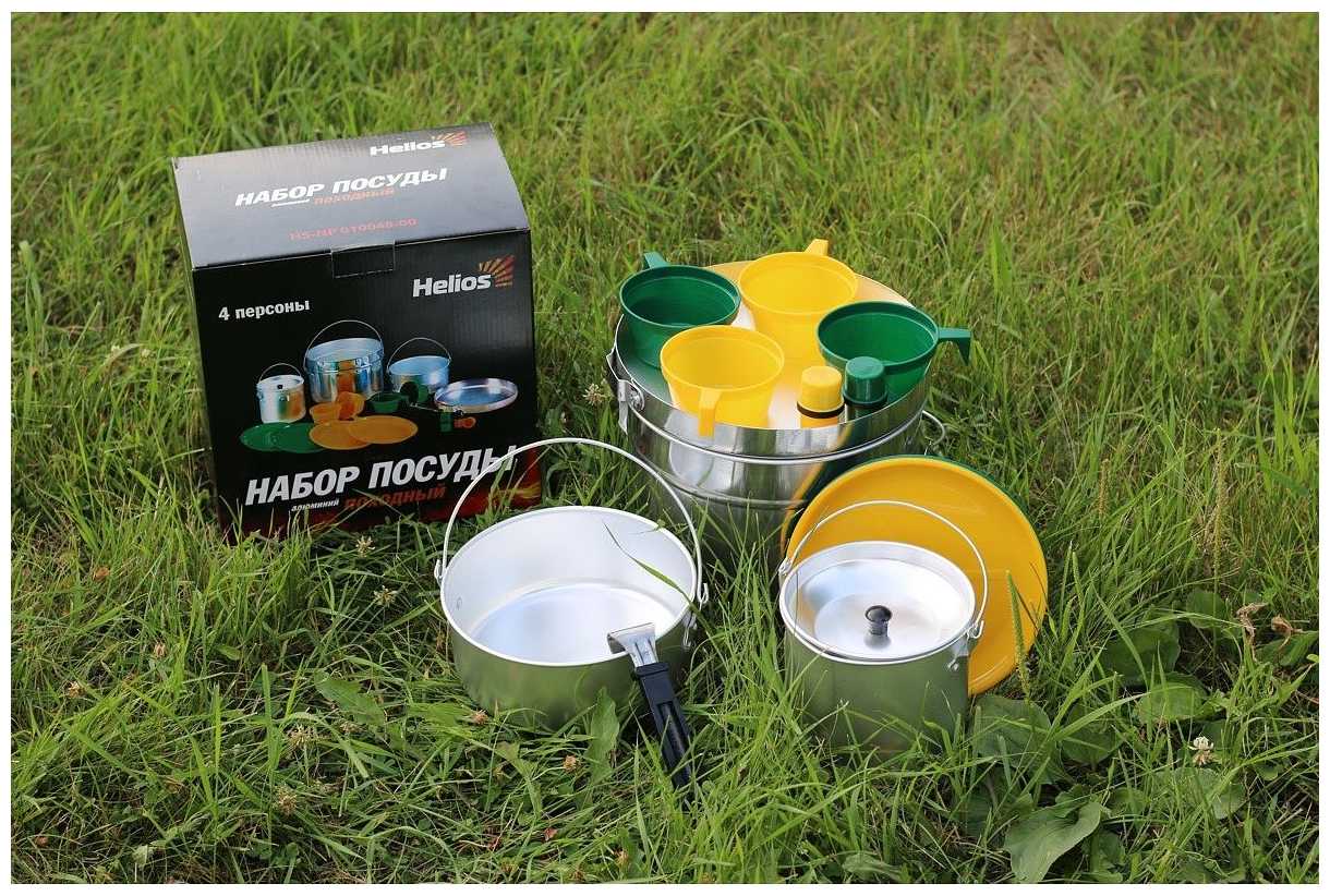 Набор туристической посуды HELIOS HS-NP 010048-00 фотография 4