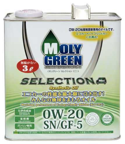 Синтетическое моторное масло MolyGreen Selection 0W-20 фотография 2