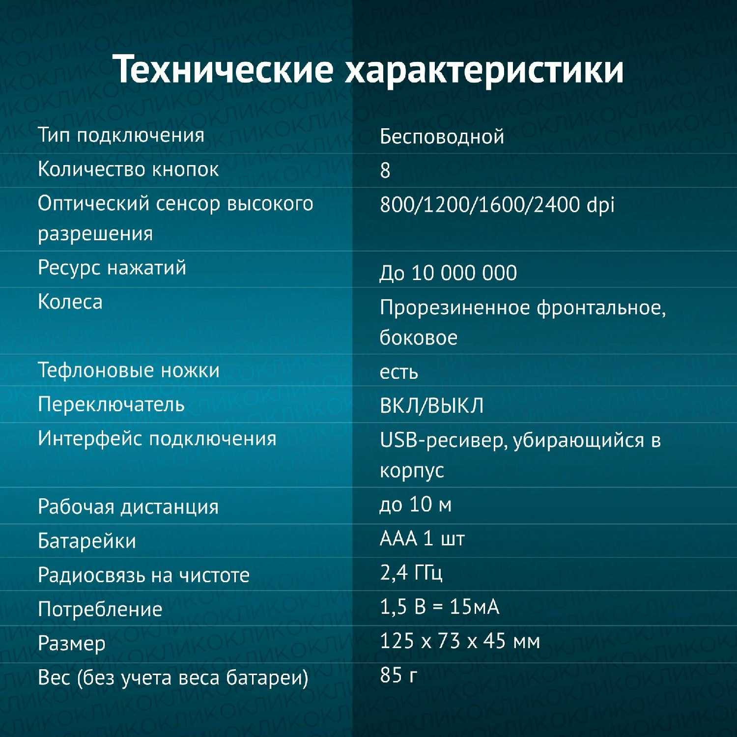Беспроводная мышь 501MW фотография 2