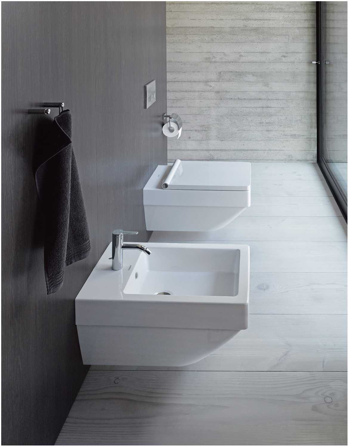 Биде подвесное DURAVIT Vero Air 227415 с горизонтальным выпуском фотография 4