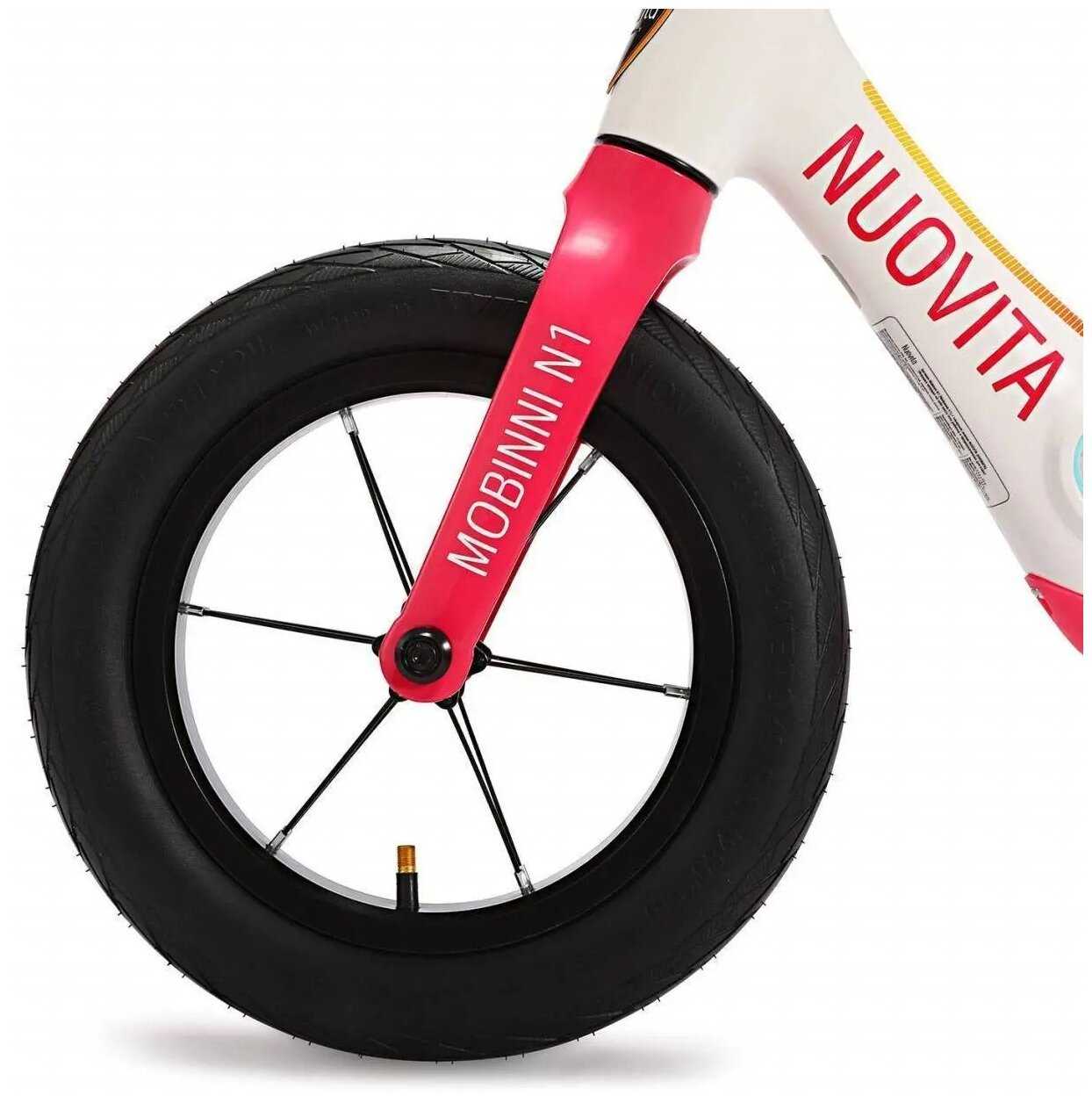 Беговел для детей Nuovita Mobinni N1 Nero Giallo/Черно-желтый фотография 12