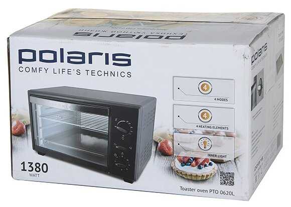 Мини-печь Polaris PTO 0620L фотография 4